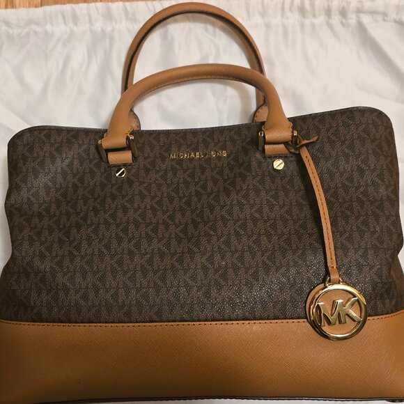 Michael Kors Brown and Tan Bag - Picture 1 of 4